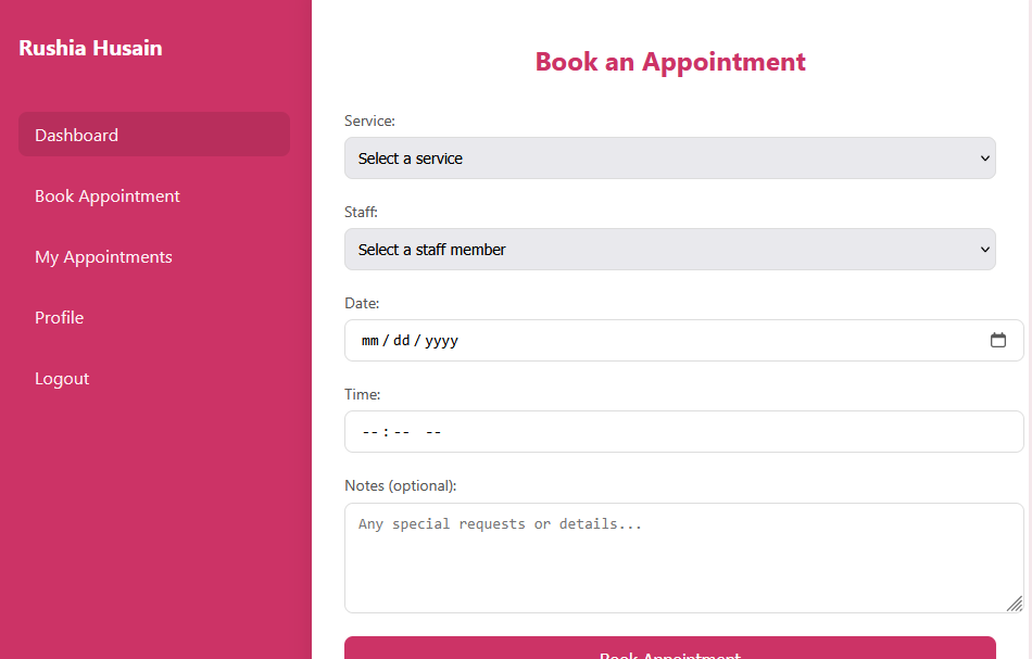 Client Portal Screenshot 1